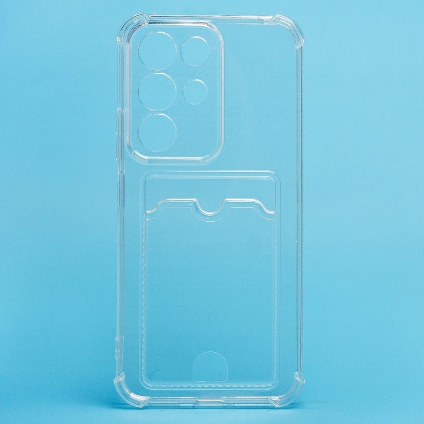 Чехол-накладка с картхолдером - SC276 для Realme C83 (transparent)