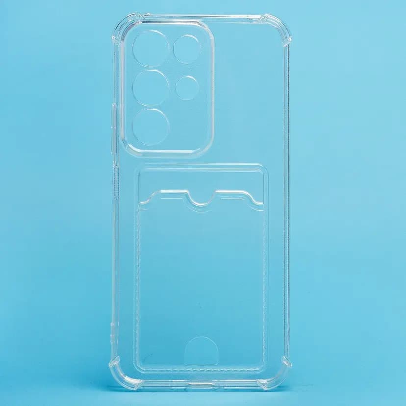 Чехол-накладка с картхолдером - SC276 для Realme C83 (transparent)