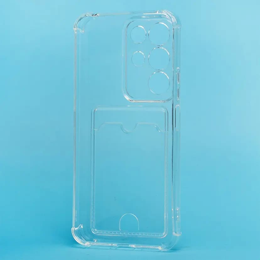 Чехол-накладка с картхолдером - SC276 для Realme C83 (transparent) — фото 2