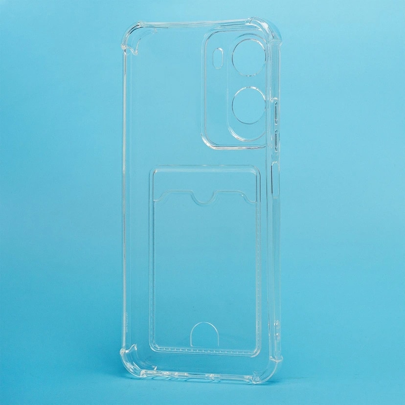 Чехол-накладка с картхолдером - SC276 для Redmi 15A (transparent) — фото 2