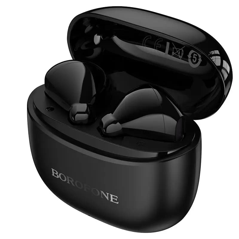 Беспроводные наушники TWS - Borofone BW88 Deep Rhyme (black) — фото 2