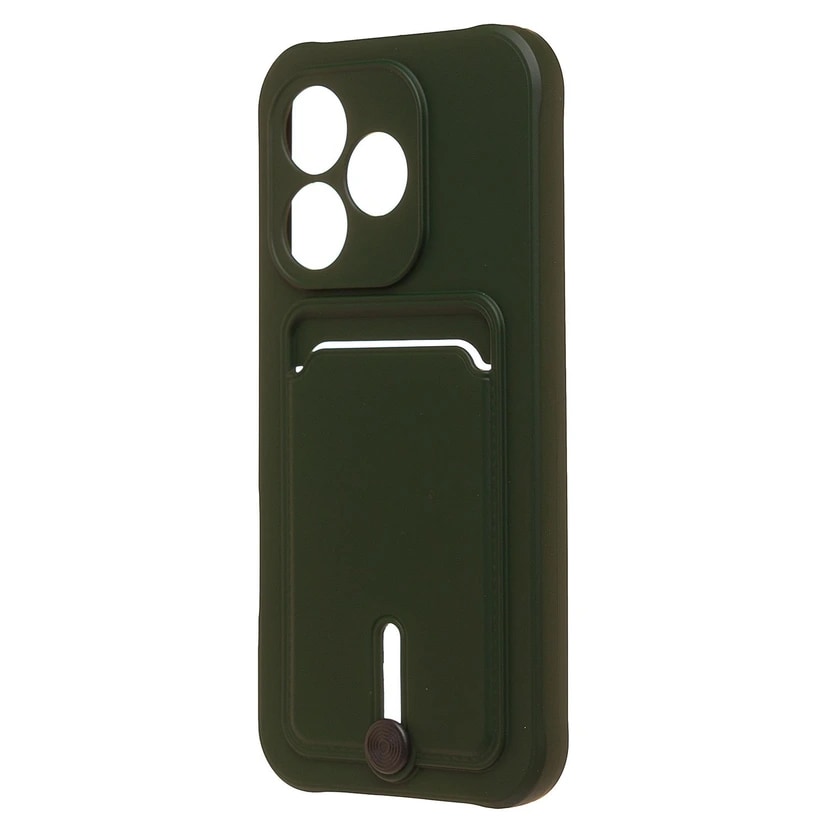 Чехол-накладка с картхолдером - SC304 для Honor 600 lite (dark green)