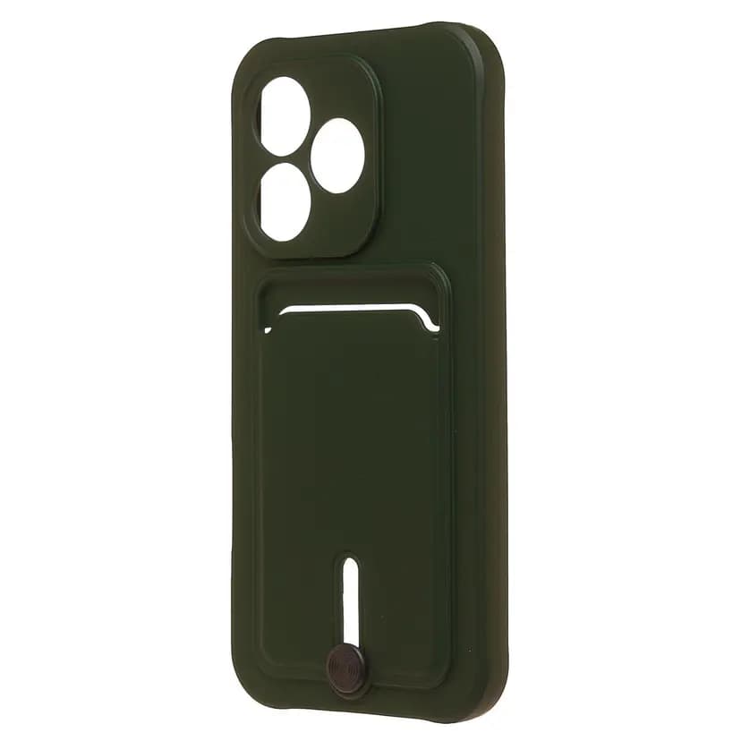 Чехол-накладка с картхолдером - SC304 для Honor 600 lite (dark green)