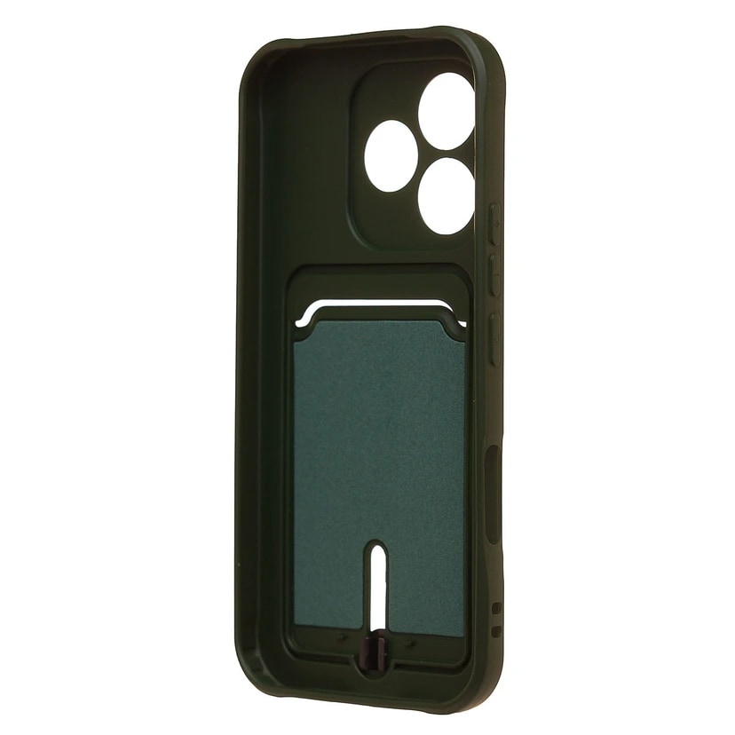 Чехол-накладка с картхолдером - SC304 для Honor 600 lite (dark green) — фото 2