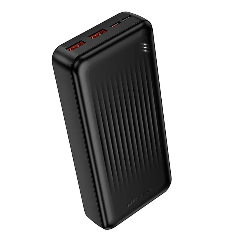 Внешний аккумулятор 20000mAh - Borofone BJ80A 22.5W PD+QC3.0 (MicroUSB/Type-C/2xUSB) (black) — фото 2
