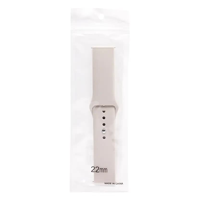 Ремешок на кнопке - WB34 Sport Band универсальный 22 мм (beige)
