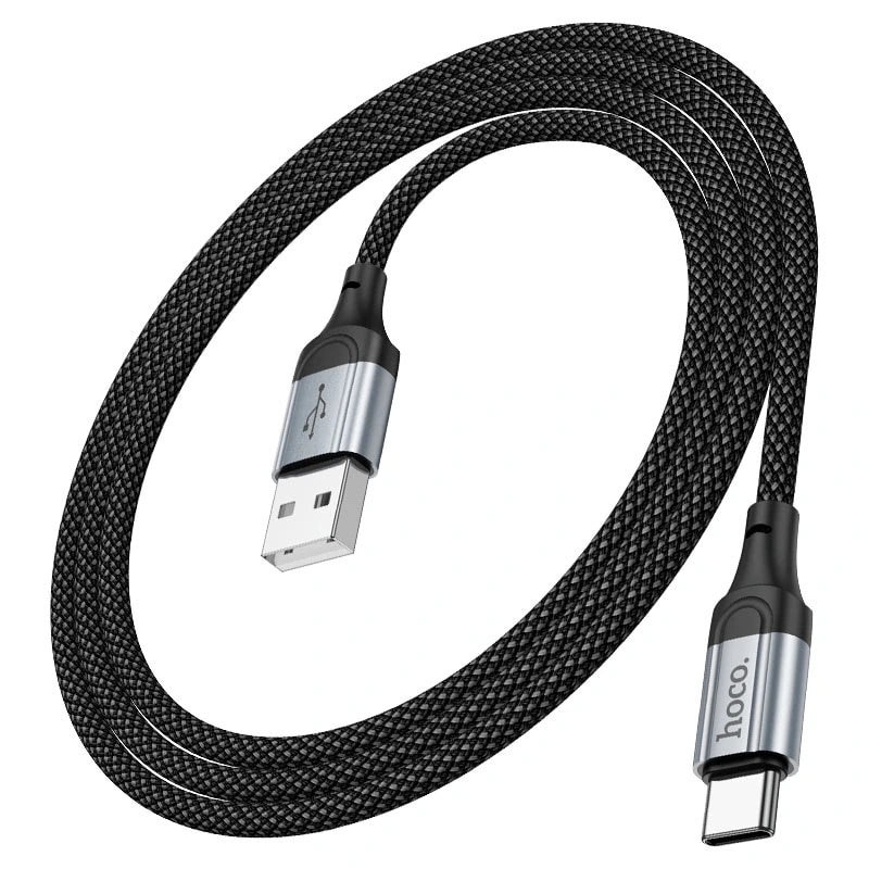 Кабель USB - Type-C - Hoco X102 (100 см) (black)