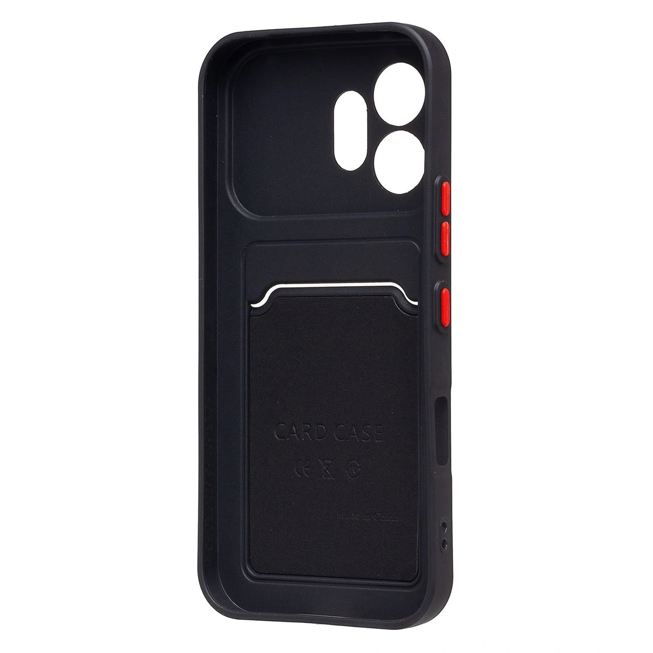 Чехол-накладка с картхолдером - SC337 для Honor 600 (black) — фото 2
