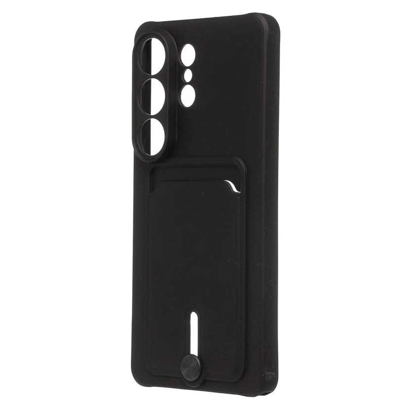 Чехол-накладка с картхолдером - SC304 для Samsung Galaxy S26 Ultra (black)