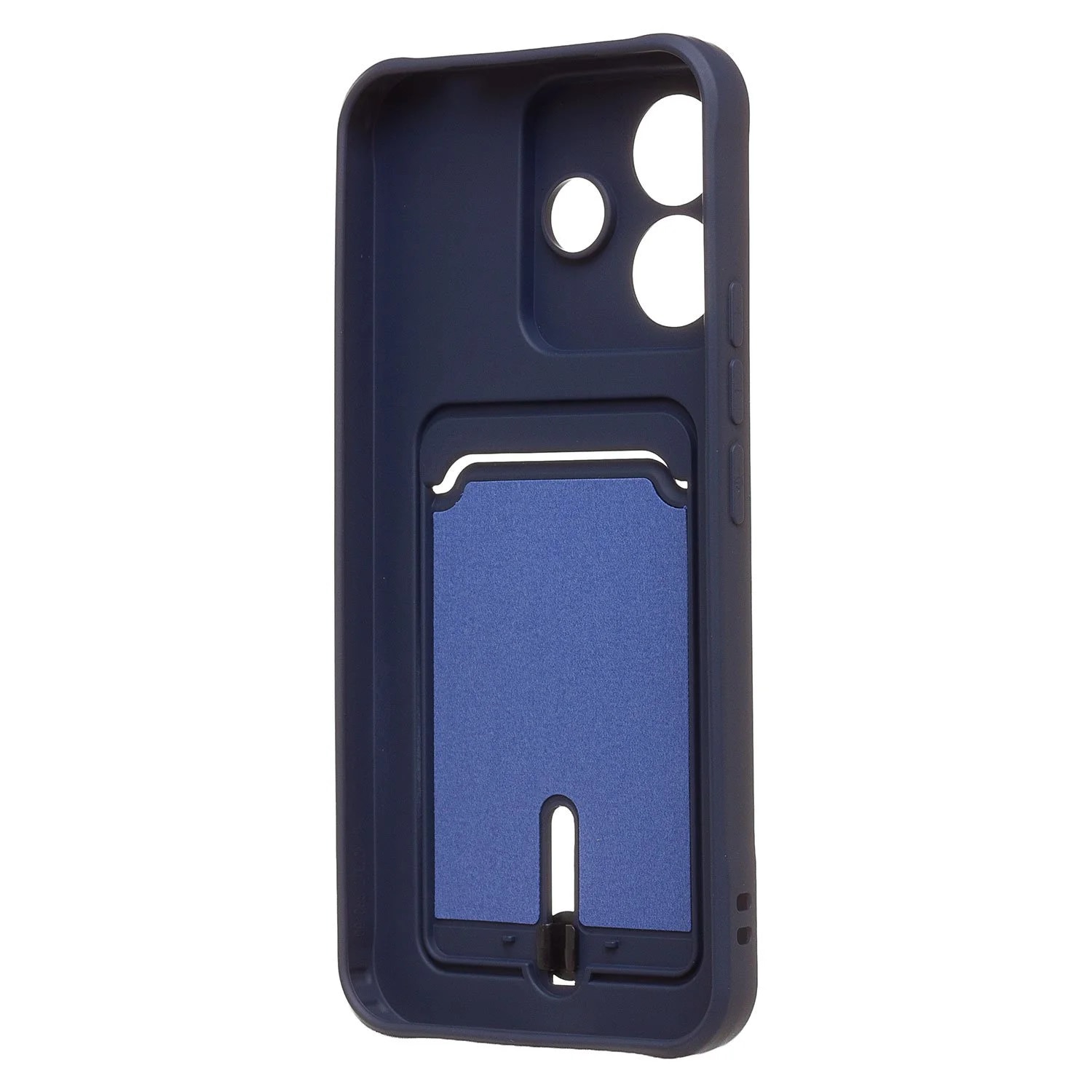 Чехол-накладка с картхолдером - SC304 для Poco X8 (dark blue) — фото 2