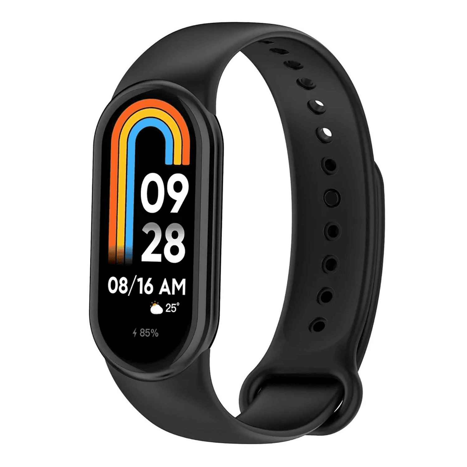 Ремешок на кнопке - WB13 Sport Band для Xiaomi Smart Band 8 (black)