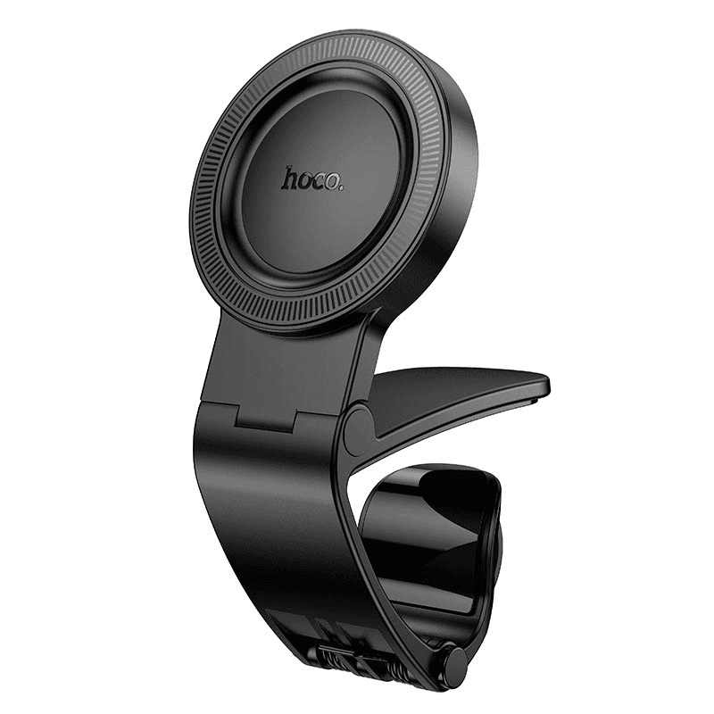 Автодержатель на прищепке магнитный SafeMag - Hoco H60 (black) — фото 2