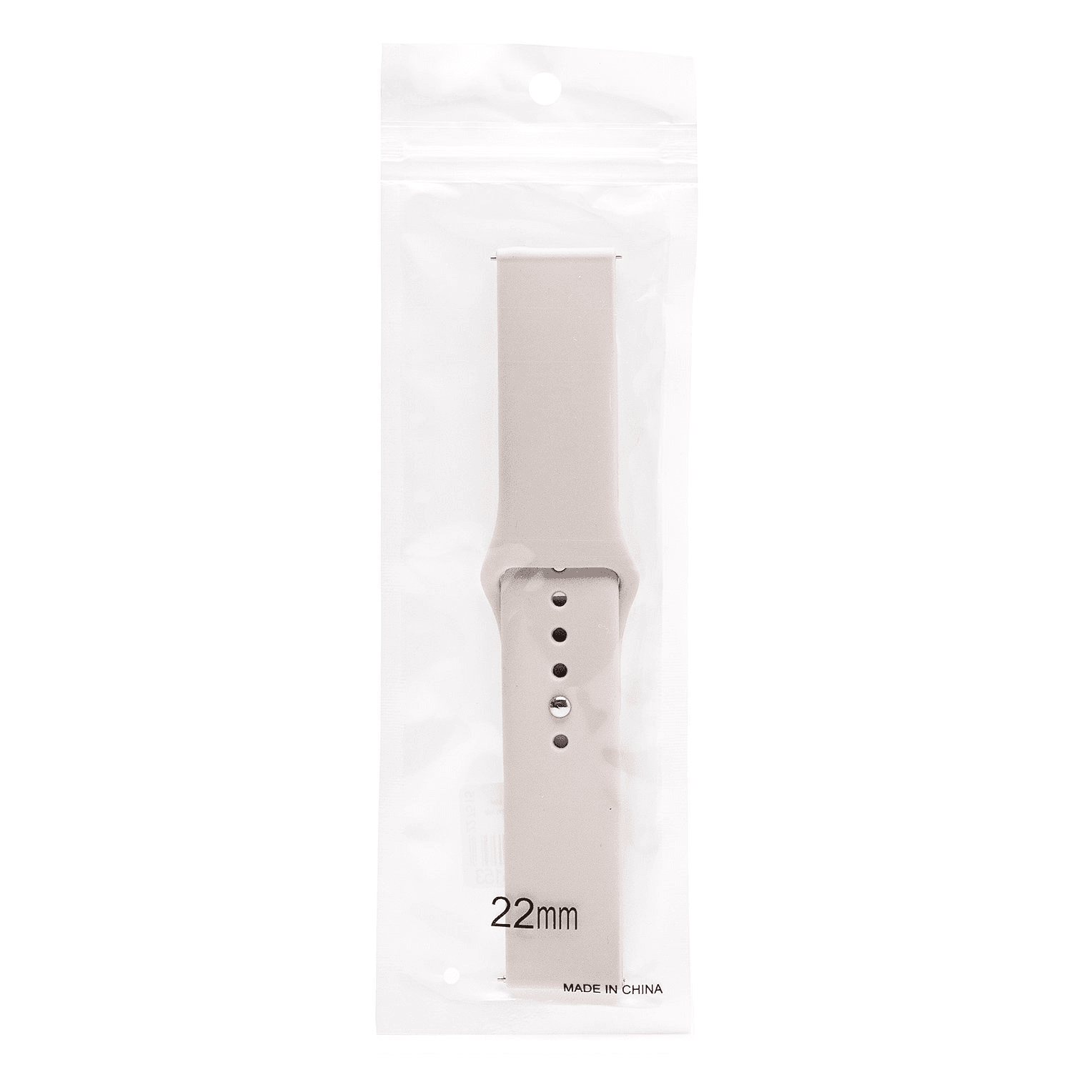 Ремешок на кнопке - WB34 Sport Band универсальный 22 мм (beige)
