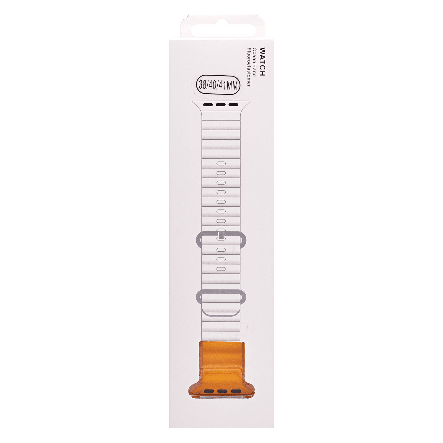 Ремешок на застёжке - WB26 Ocean Band для Apple Watch 38/40/41 мм (yellow)