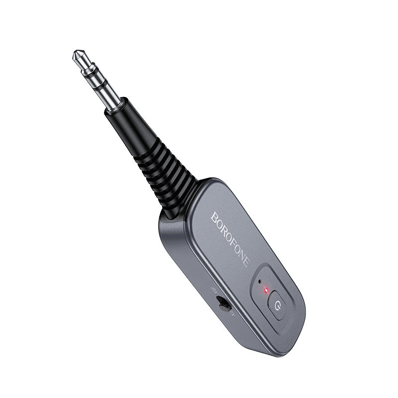 Bluetooth-адаптер 3.5 jack - Borofone BC51 Clear Way (Type-C) (grey) — фото 2