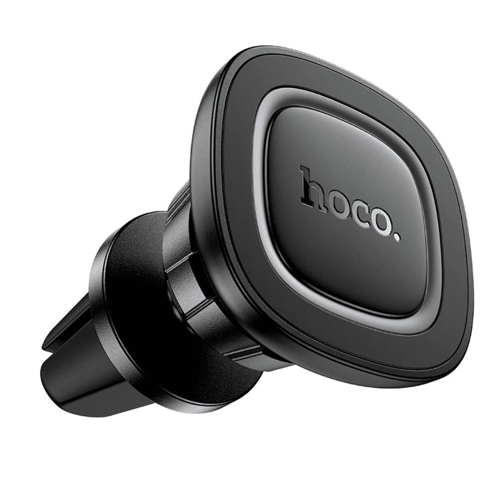 Автодержатель в дефлектор магнитный - Hoco H72 Crown (black metal grey) — фото 2