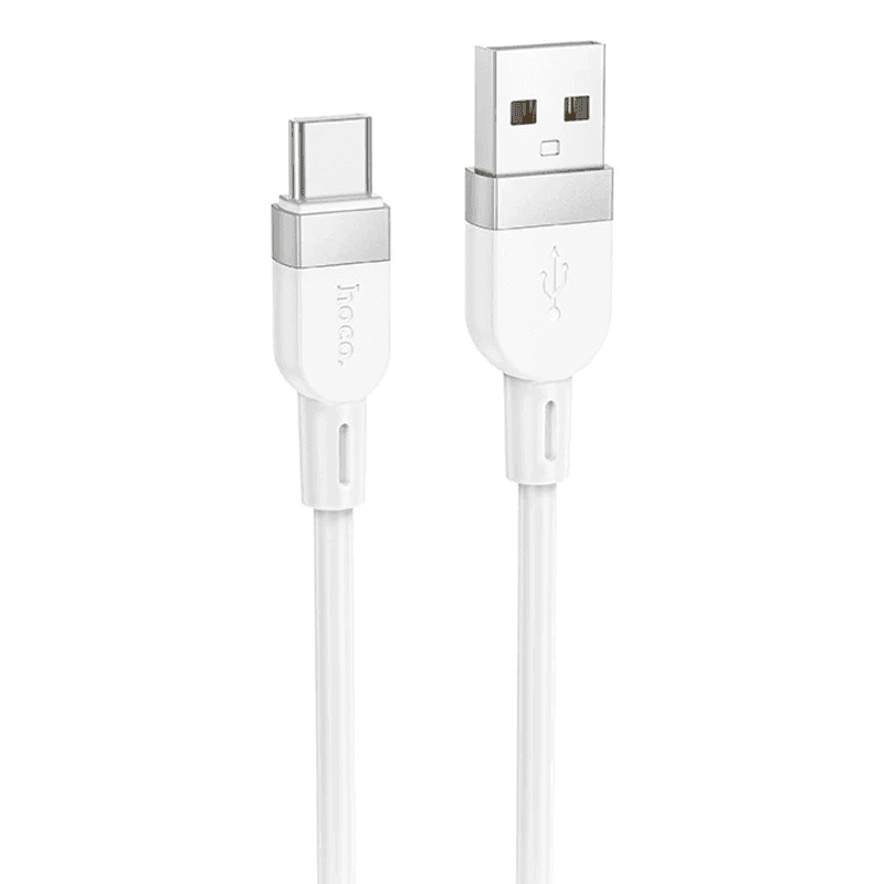 Кабель USB - Type-C - Hoco X109 (100 см) (white) — фото 2