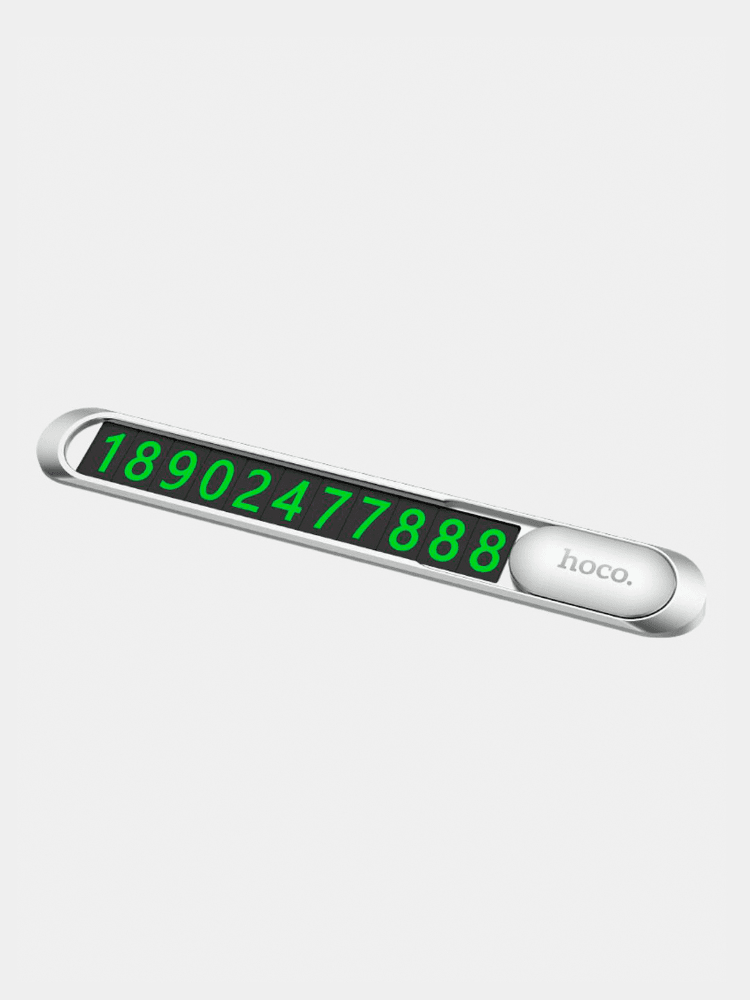 Автовизитка - Hoco PH41 (silver) — фото 2