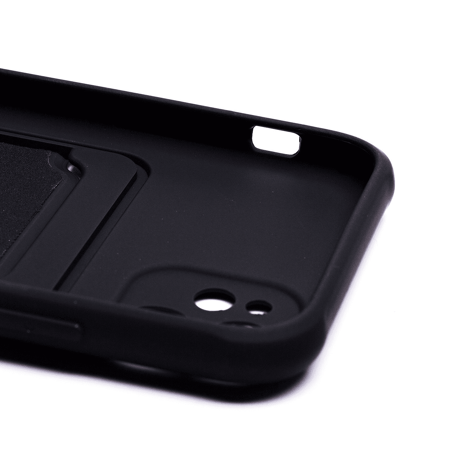 Чехол-накладка с картхолдером - SC304 для Apple iPhone 11 (black) — фото 2