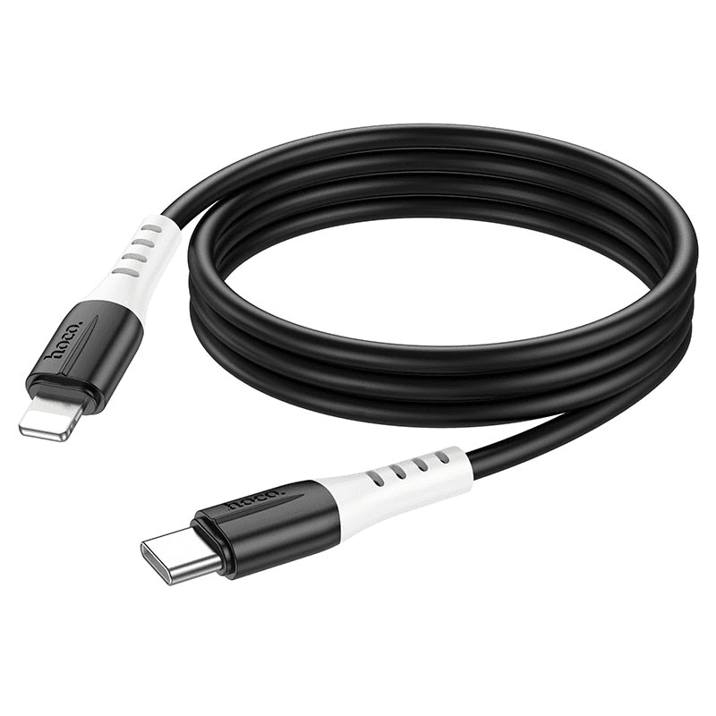 Кабель Type-C - Apple lightning - Hoco X82 (100 см) (black) — фото 2