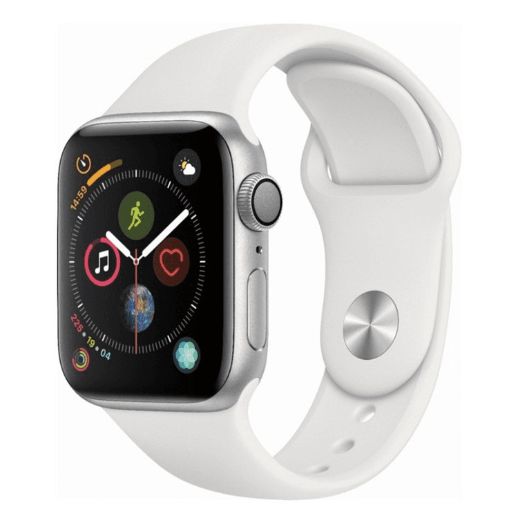 Ремешок на кнопке - Sport Band для Apple Watch 42/44/45/46/49 мм (S) (white) — фото 2